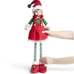 Décoration lutin farceur jambes extensibles H80cm