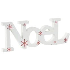 Décoration NOEL à poser blanche
