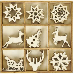 Décoration Noël bois x36