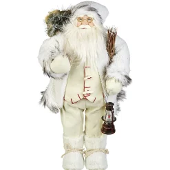 Décoration père noel a poser rouge et blanc