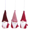 Décoration sapin de Noël gnome x3 à suspendre - 3 modèles