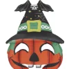 Demi masque citrouille Halloween enfant
