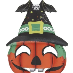 Demi masque citrouille Halloween enfant