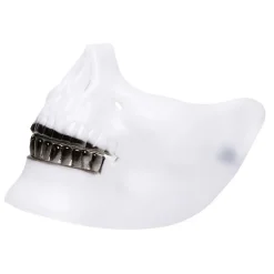 Demi masque de squelette en plastique