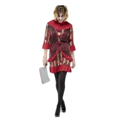 Déguisement adulte clown ensanglanté robe Halloween taille L