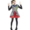 Déguisement adulte clown tour de cou et robe taille S