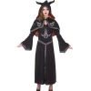 Déguisement adulte diablesse robe et cape