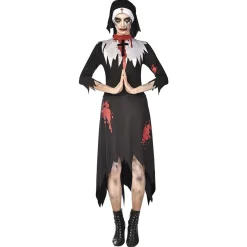 Déguisement adulte Halloween nonne zombie Taille L