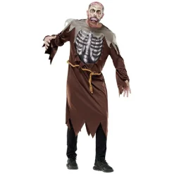 Déguisement adulte moine squelette Halloween