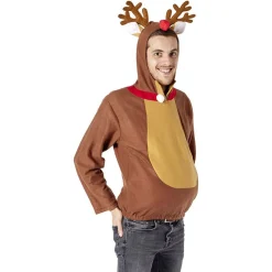 Déguisement adulte pull Renne marron