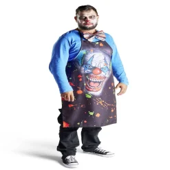 Déguisement adulte tablier clown Halloween taille unique