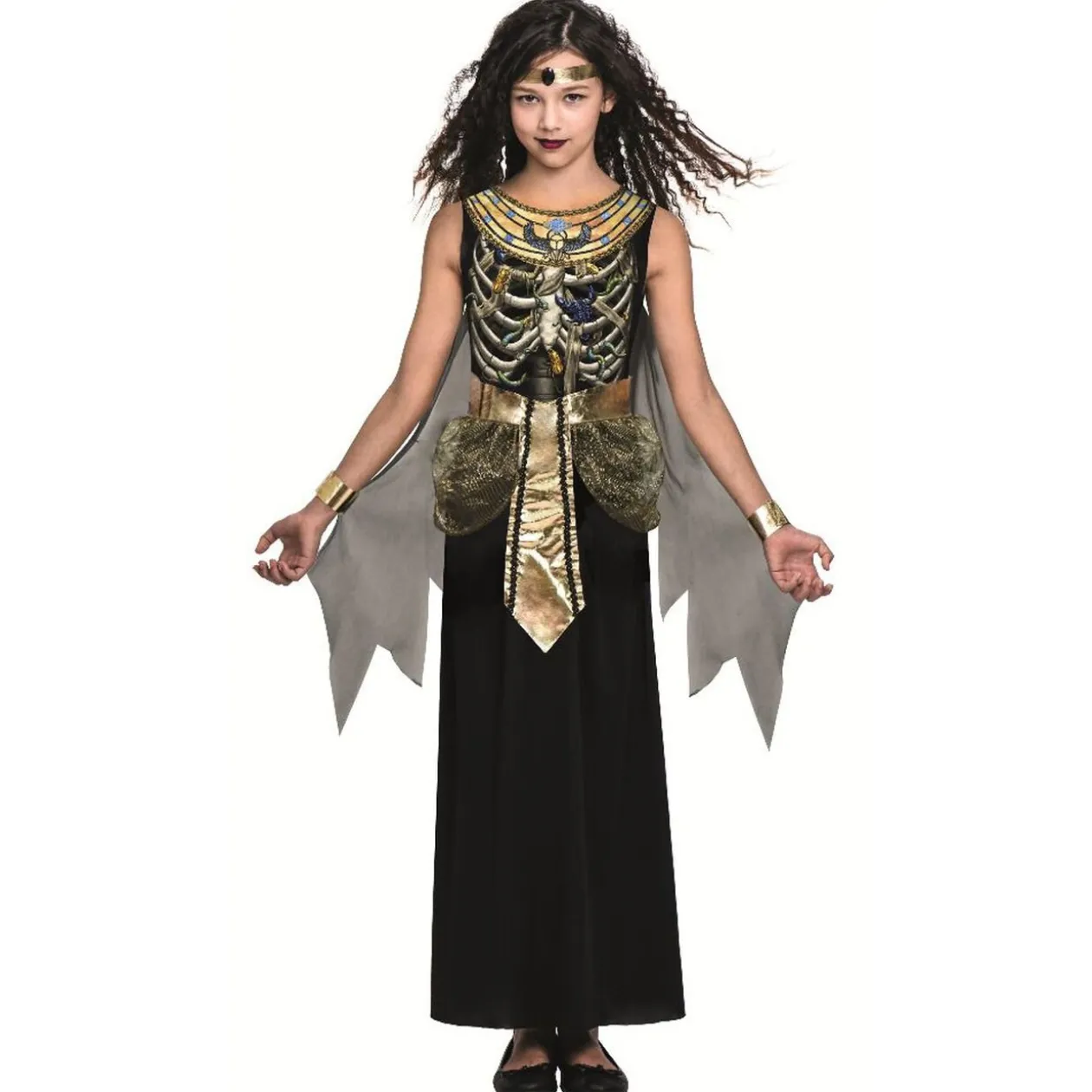 Déguisement Cléopatre zombie 11/14 ans