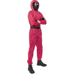 Déguisement combinaison Squid Game rouge Taille M