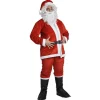 Déguisement de Père Noël 7 pièces en velours