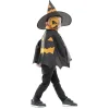 Déguisement enfant Citrouille cape et chapeau Halloween