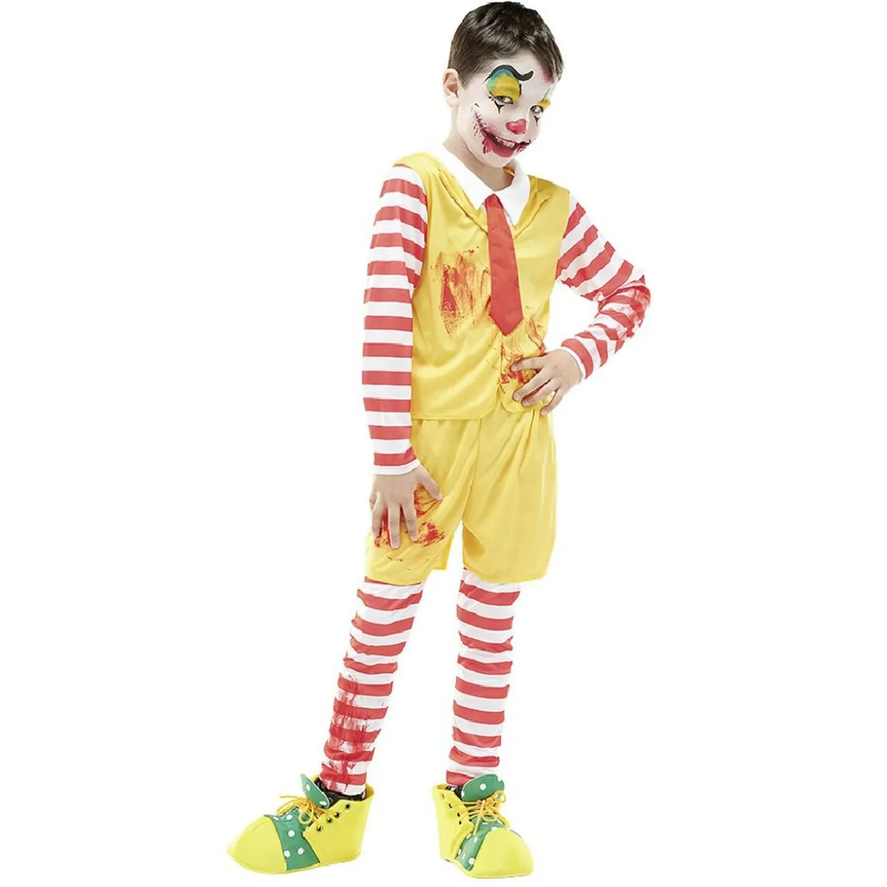 Déguisement enfant Creepy clown Halloween 7 à 10 ans