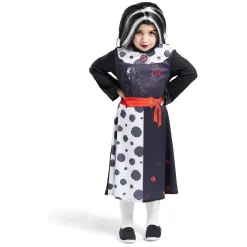 Déguisement enfant Cruella robe 5/6 ans