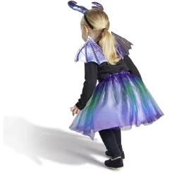 Déguisement enfant dragon tutu ailes serre-tête violet - Taille unique