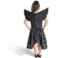 Déguisement enfant fée squelette robe et ailes multicolore 4/6ans