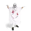 Déguisement enfant Halloween fantôme sang rouge et blanc 7/10 ans