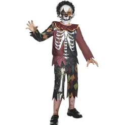 Déguisement enfant Halloween clown squelette 4/6 ans