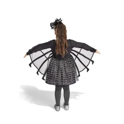 Déguisement enfant Halloween araignée robe noir et blanc 11/14 ans
