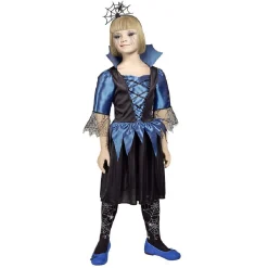 Déguisement enfant Halloween vampire robe et serre-tête 11/14 ans