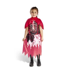 Déguisement enfant Halloween chaperon rouge gothique 11/14 ans