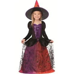 Déguisement enfant Halloween sorcière 4/6 ans