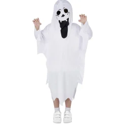 Déguisement enfant Halloween fantôme cagoule et tunique 7/10ans