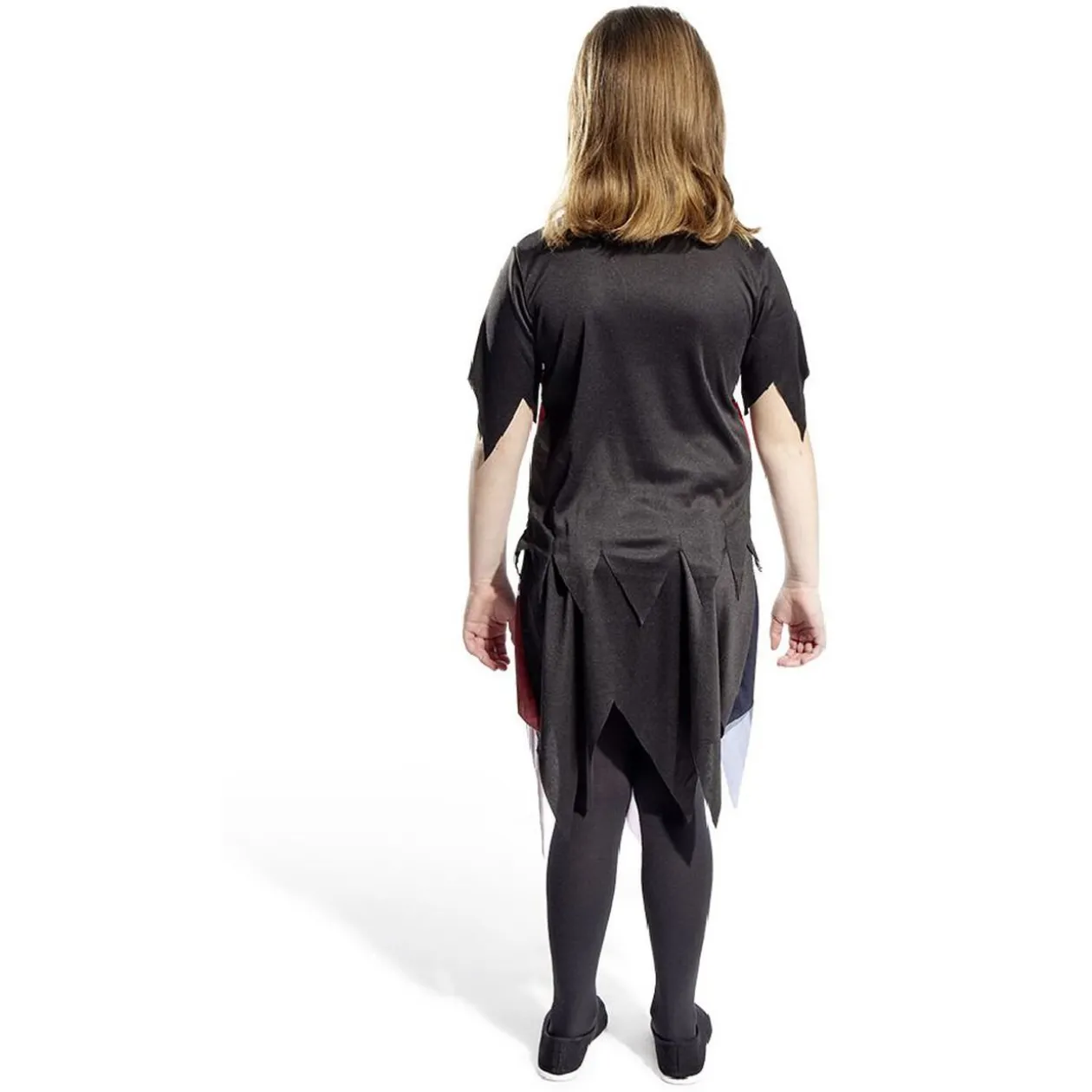 Déguisement enfant Halloween pompom girl tshirt jupe 7/10ans