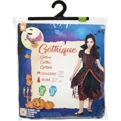 Déguisement enfant robe gothique 7/10 ans