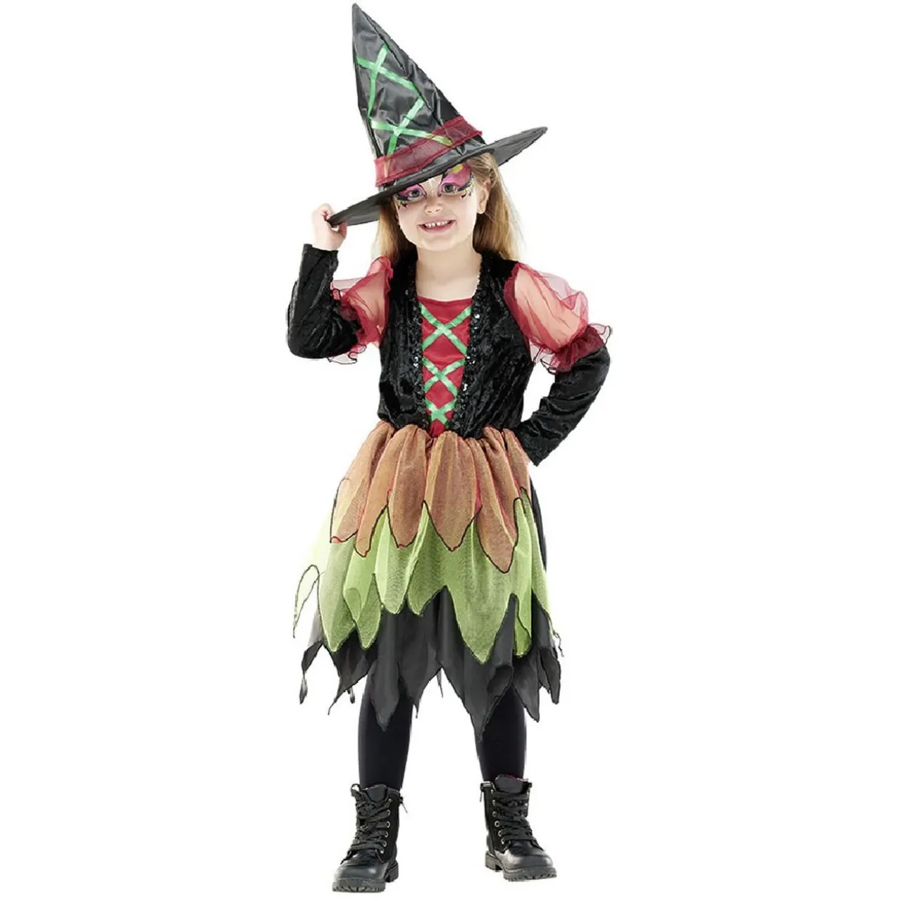 Déguisement enfant sorcière Halloween 7 à 10 ans