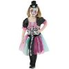 Déguisement enfant squelette robe Halloween 4 à 6 ans