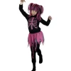 Déguisement enfant squelette rose Halloween 7 à 10 ans