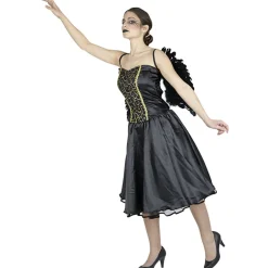 Déguisement femme ange noir