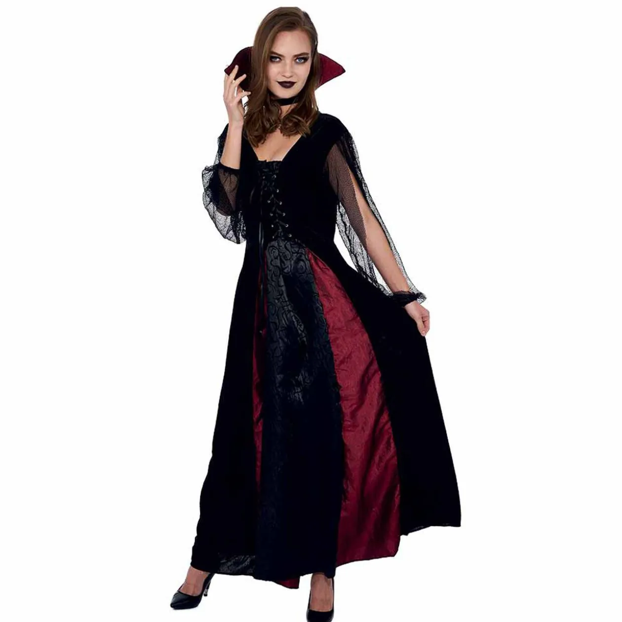 Déguisement femme vampire delux Halloween taille M