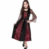Déguisement fille robe vampire Halloween 4/6 ans