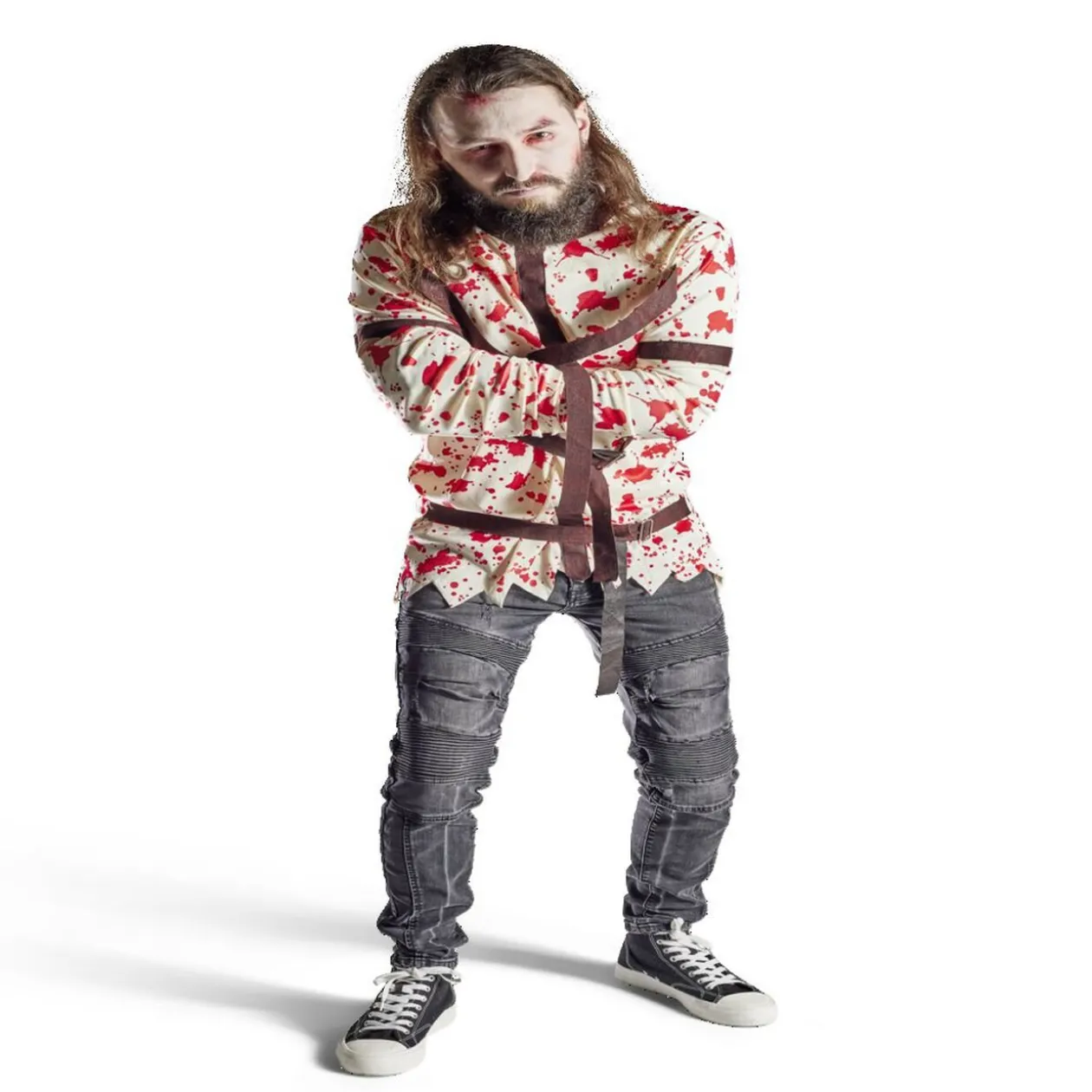 Déguisement Halloween adulte camisole de force pull - Taille unique