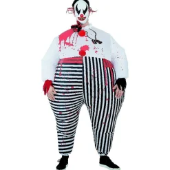 Déguisement homme clown gonflable Halloween taille L