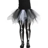 Déguisement legging squelette et tutu Halloween taille M