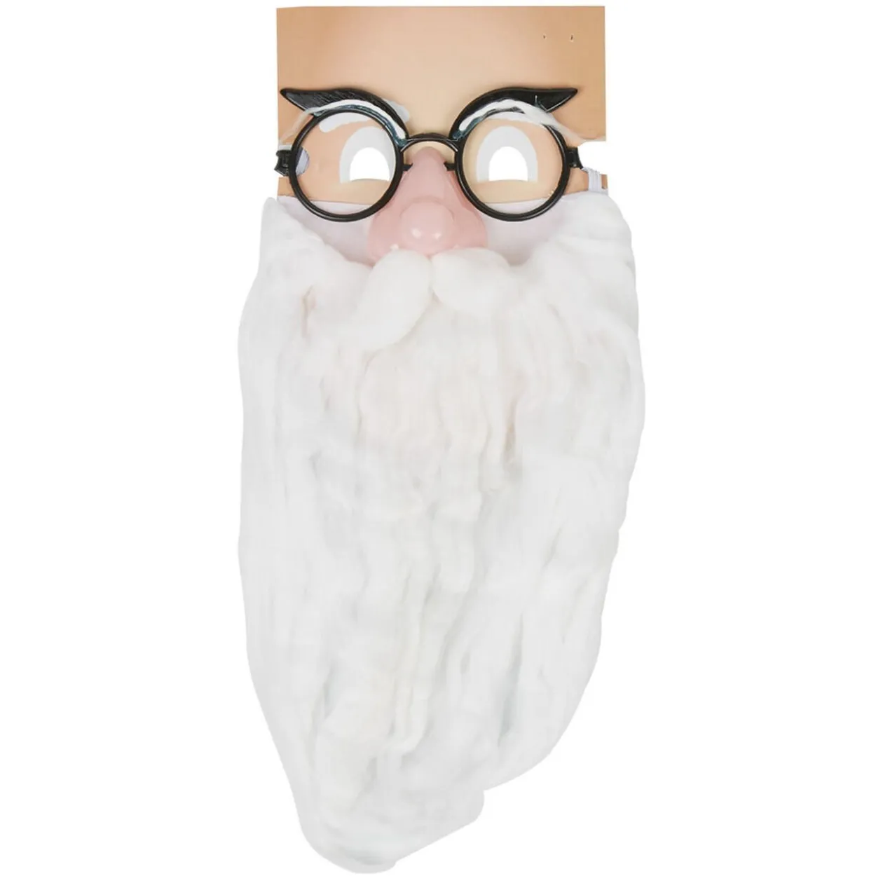 Déguisement lunettes et barbe de Père Noël