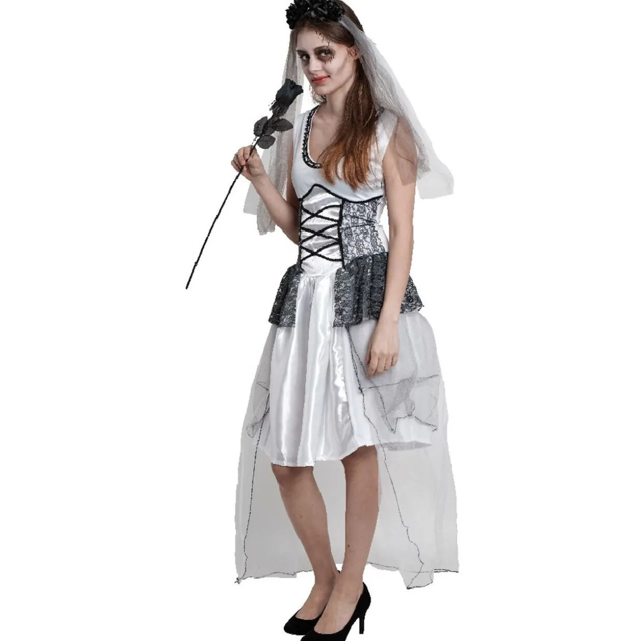 Déguisement mariée zombie femme Halloween taille L