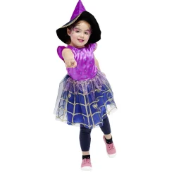 Déguisement paillette sorcière 7/10 ans