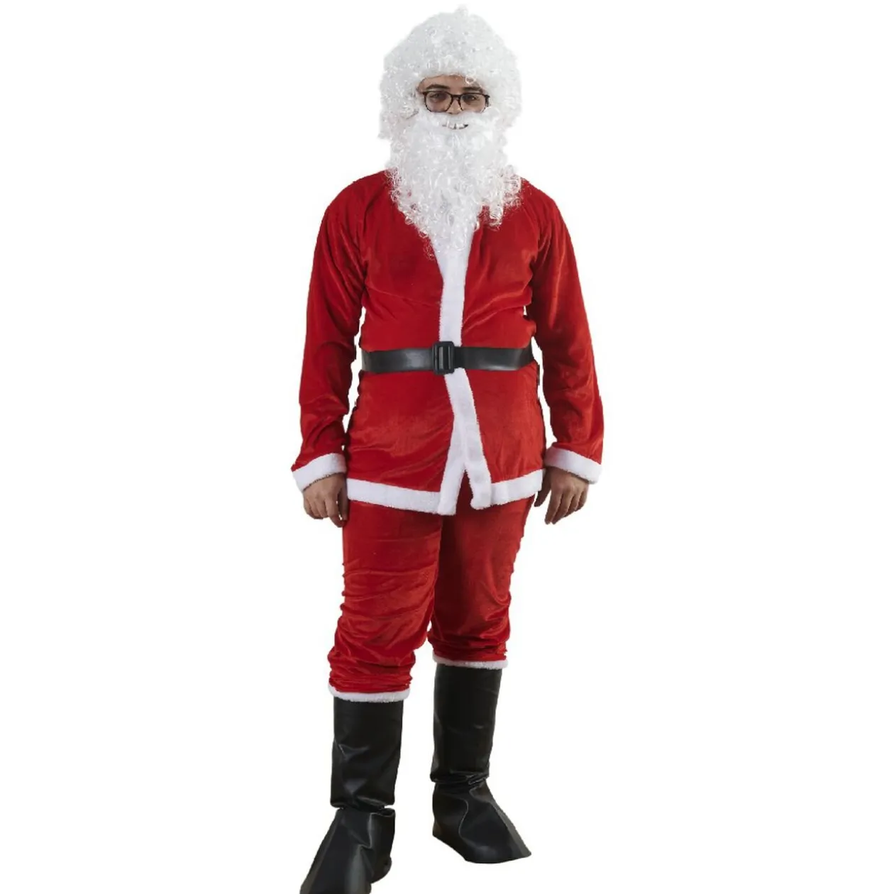 Déguisement Père Noël 7 pièces velours