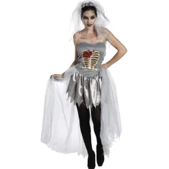 Déguisement robe de mariée ensanglantée femme