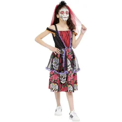 Déguisement squelette fille 4/6 ans