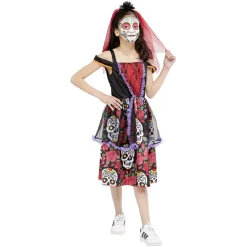 Déguisement squelette fille 7/10 ans