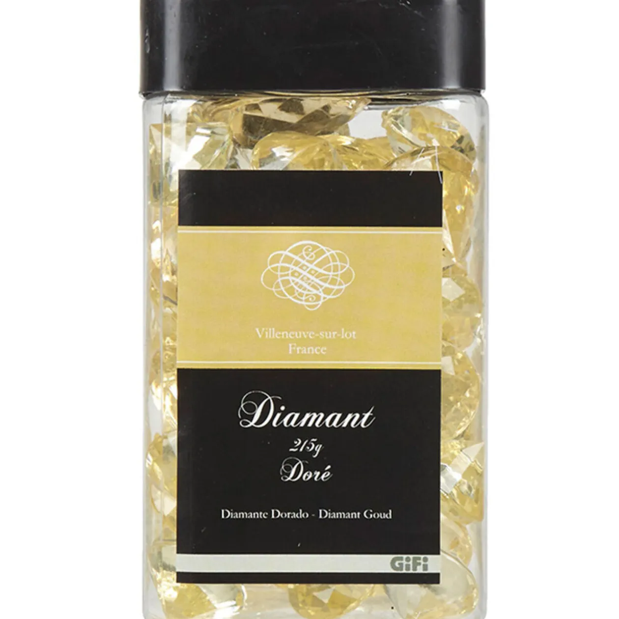 Diamants décoratifs dorés