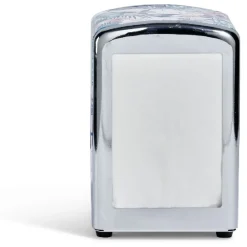 Distributeur de serviettes de table oiseau tropical en métal